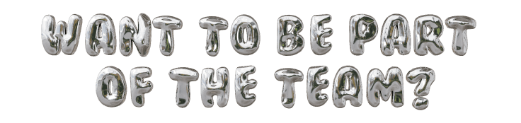 Want To Be Part Of The Team